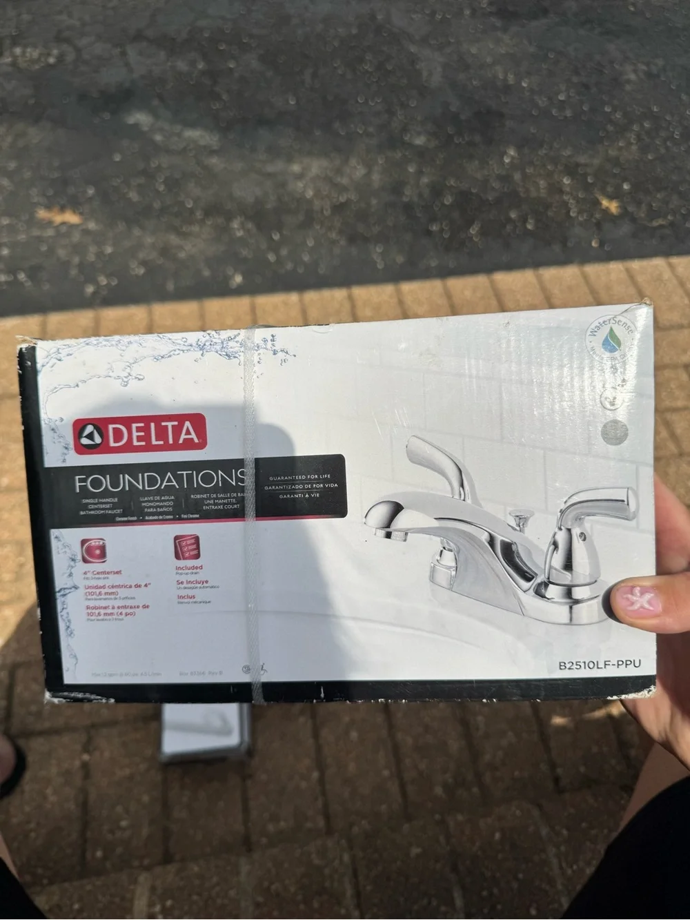Delta Polished Chrome Two-Handle Bathroom Faucet